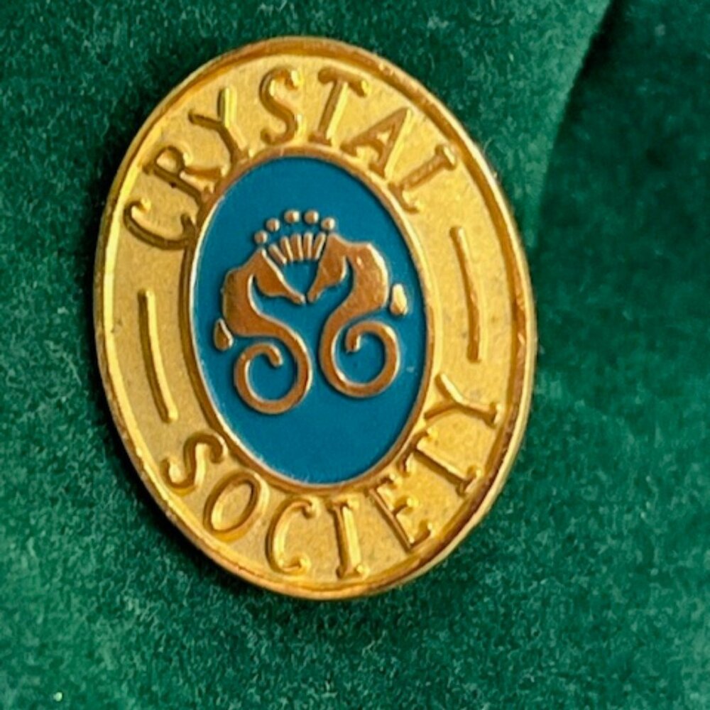 VTG Crystal Cruises Serenity & Symphony Society Lapel Pin
